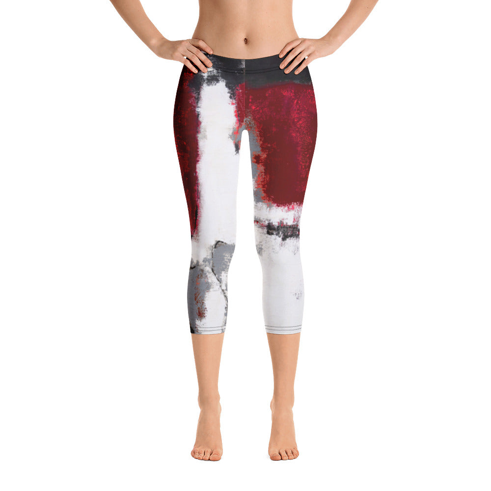 Abstract Woman | Women's Fine Art Regular-Waist Capris