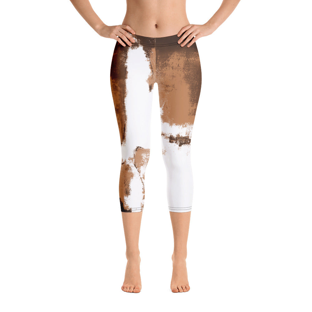 Abstract Woman | Women's Fine Art Regular-Waist Capris