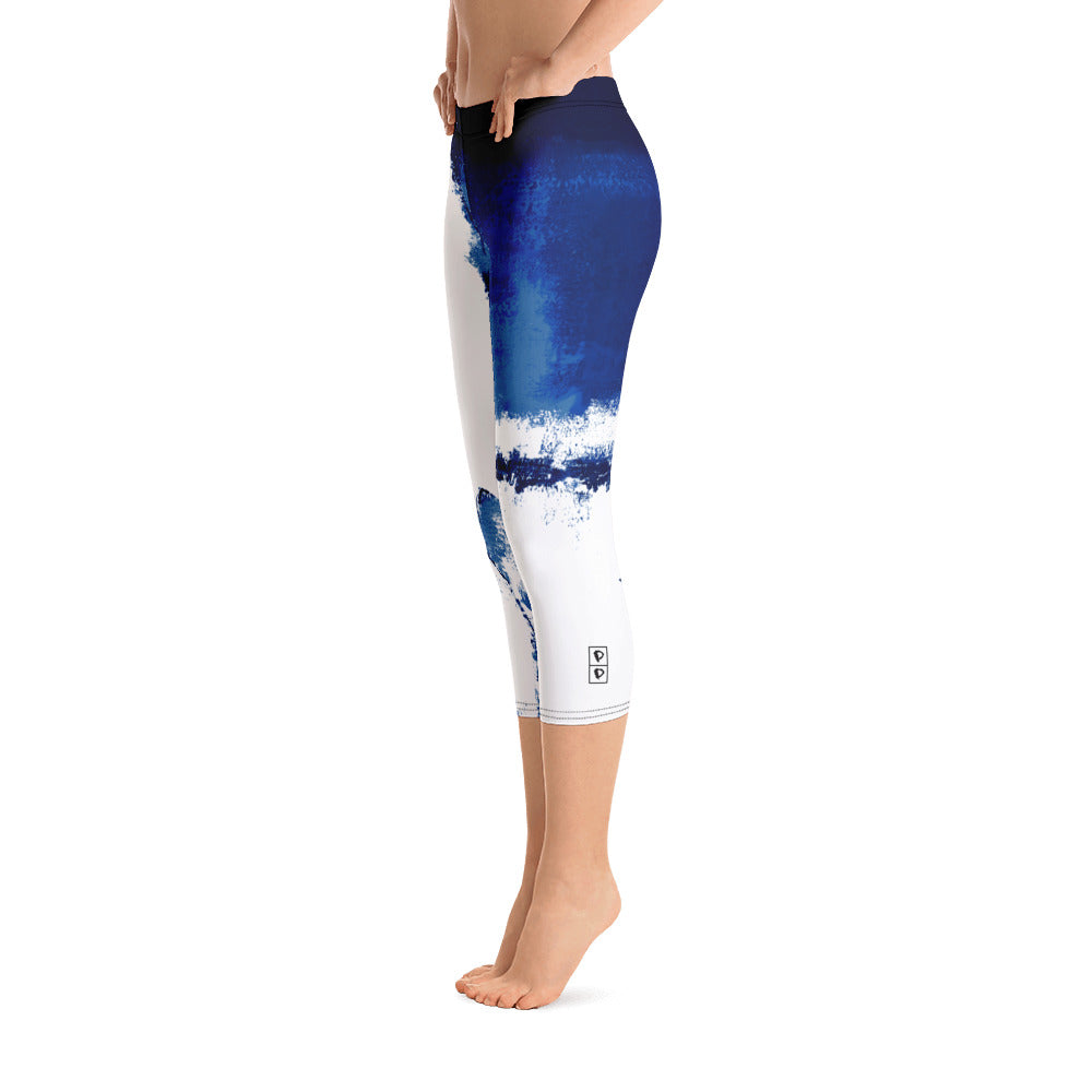 Abstract Woman | Women's Fine Art Regular-Waist Capris