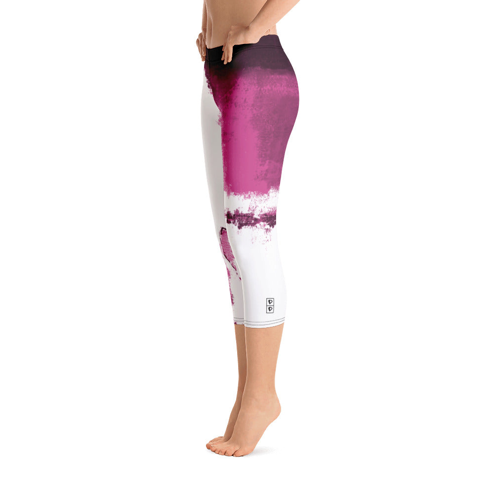 Abstract Woman | Women's Fine Art Regular-Waist Capris