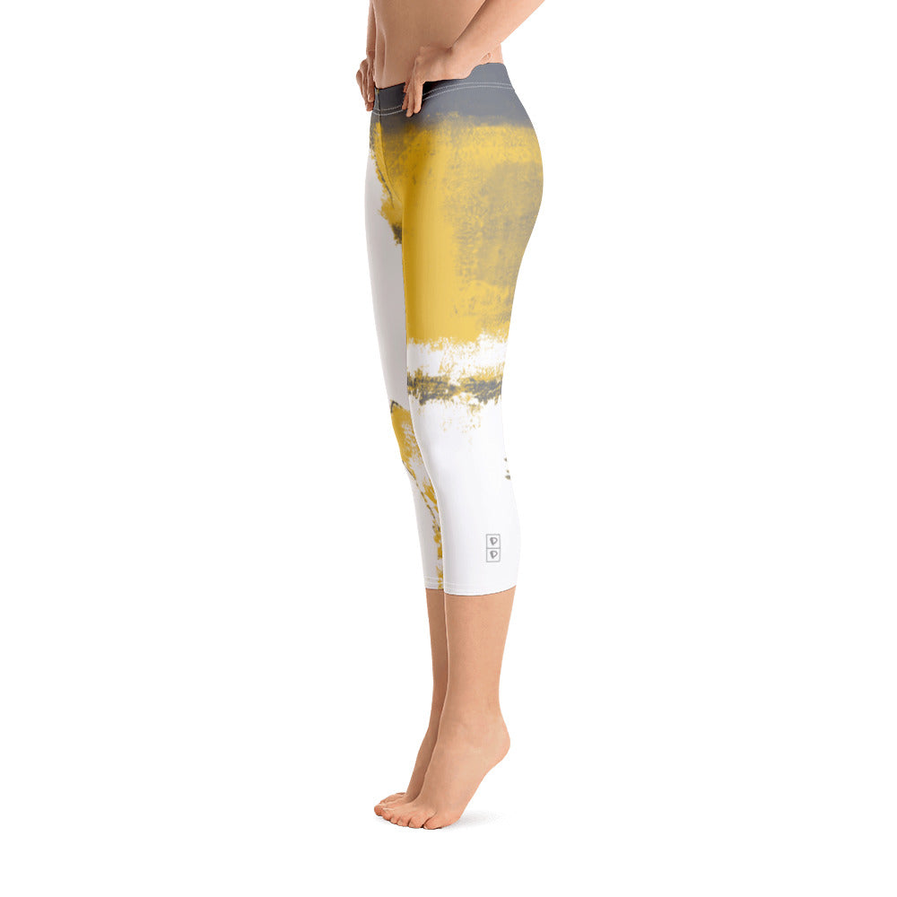 Abstract Woman | Women's Fine Art Regular-Waist Capris