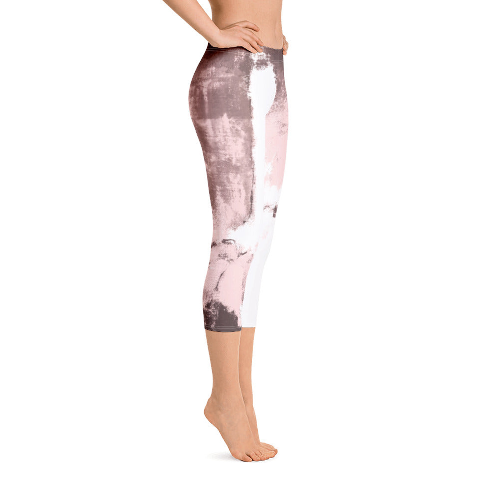 Abstract Woman | Women's Fine Art Regular-Waist Capris