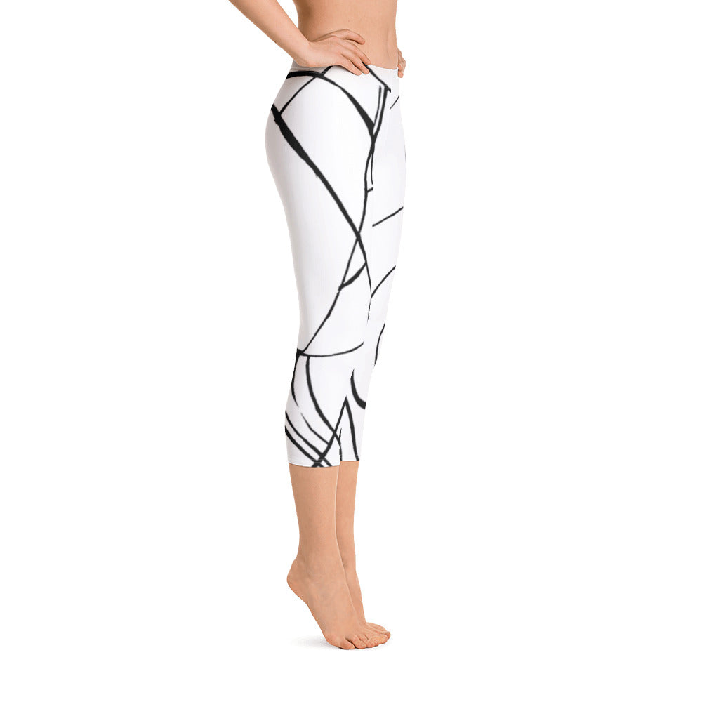 Nicole's Sketch | Women's Fine Art Regular-Waist Capris