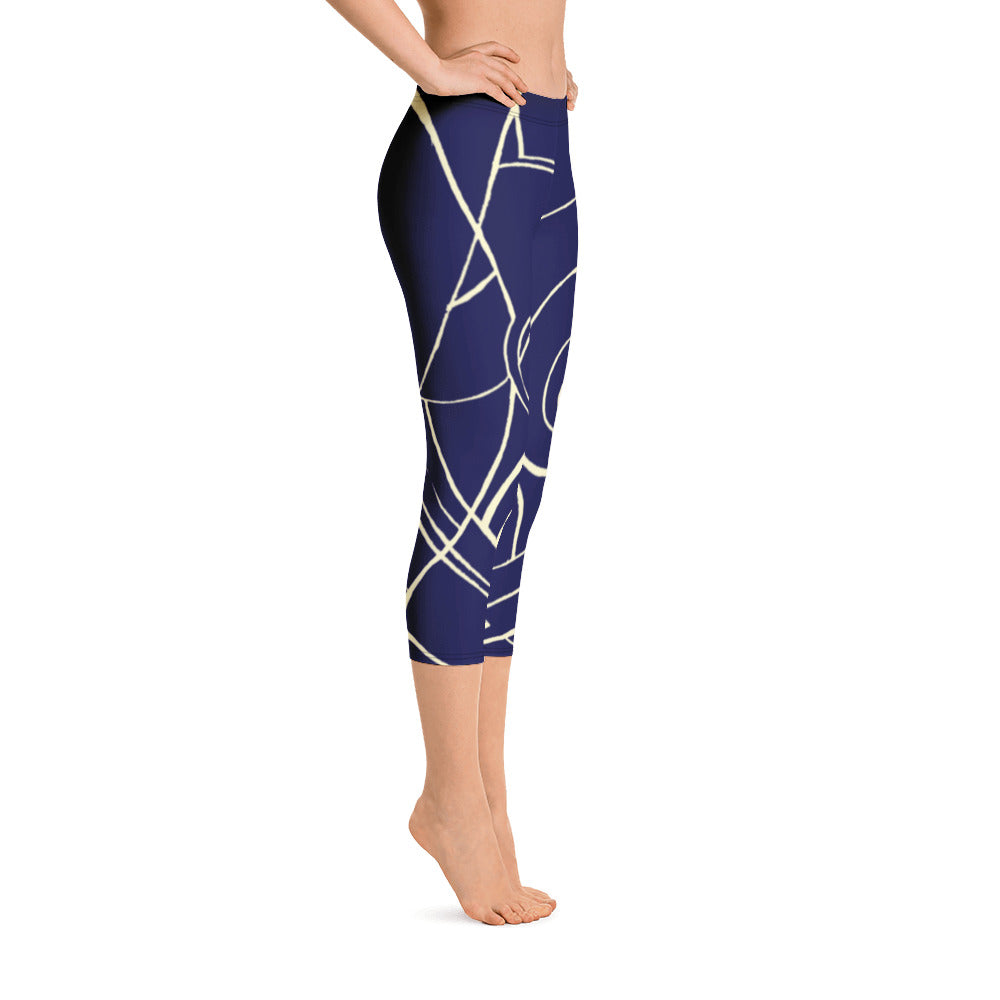 Nicole's Sketch | Women's Fine Art Regular-Waist Capris