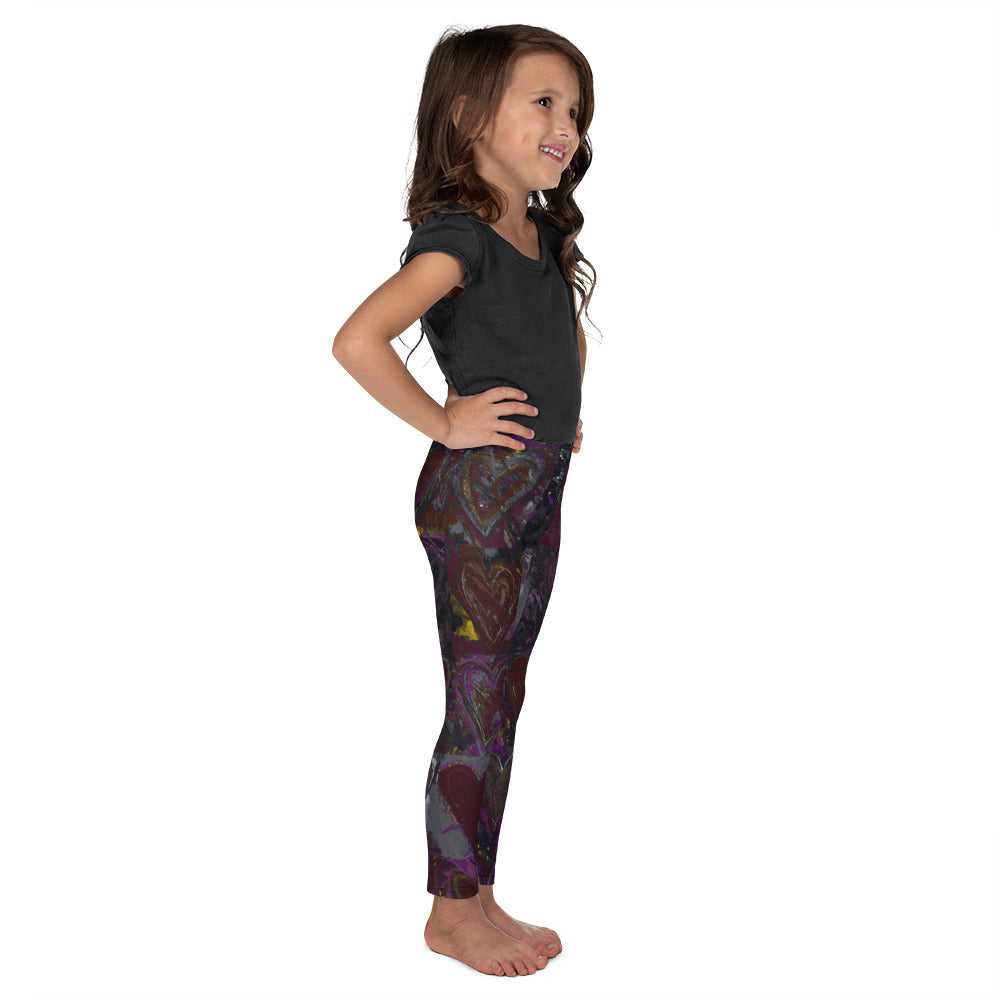 "Hearts without Borders" Kid's Leggings