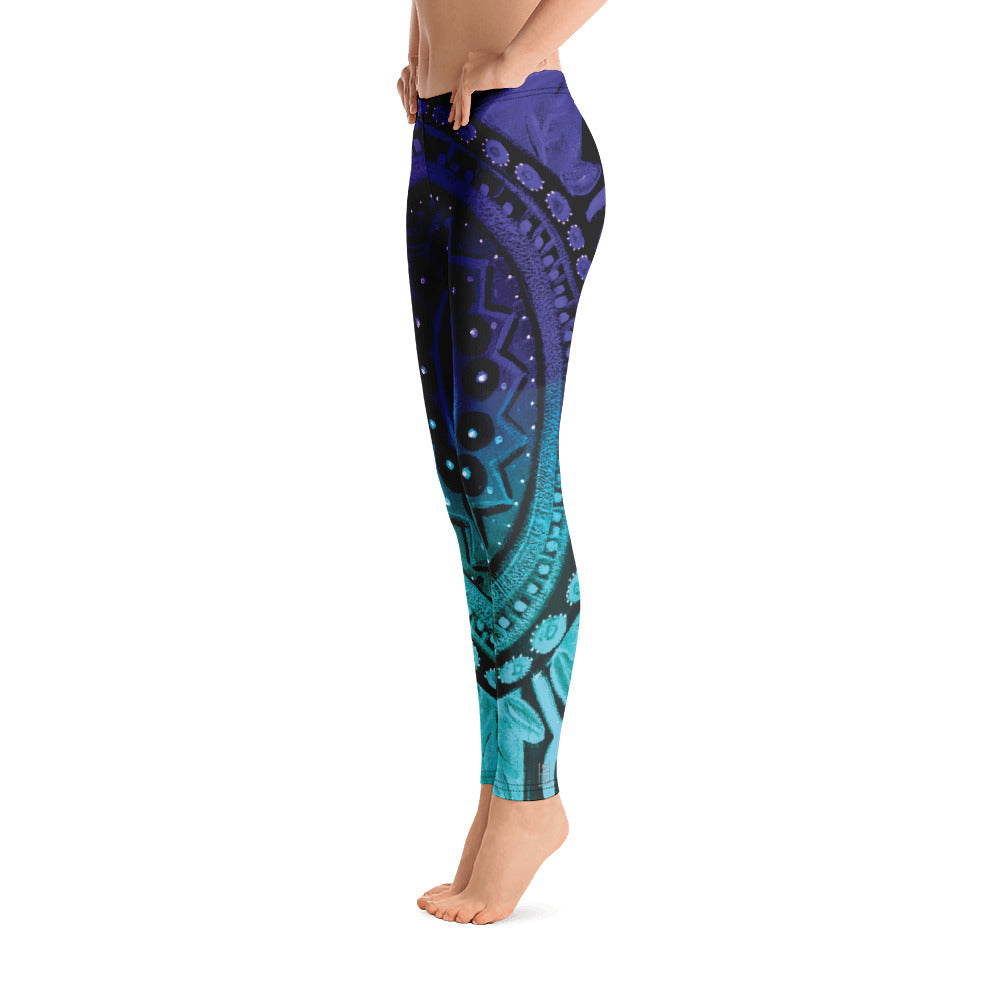 Mandala | Women's Fine Art Regular-Waist Leggings