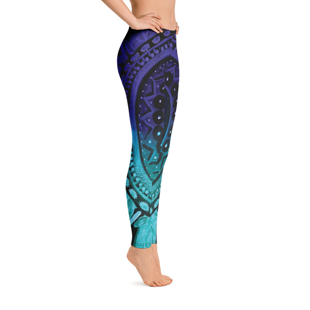 Mandala | Women's Fine Art Regular-Waist Leggings