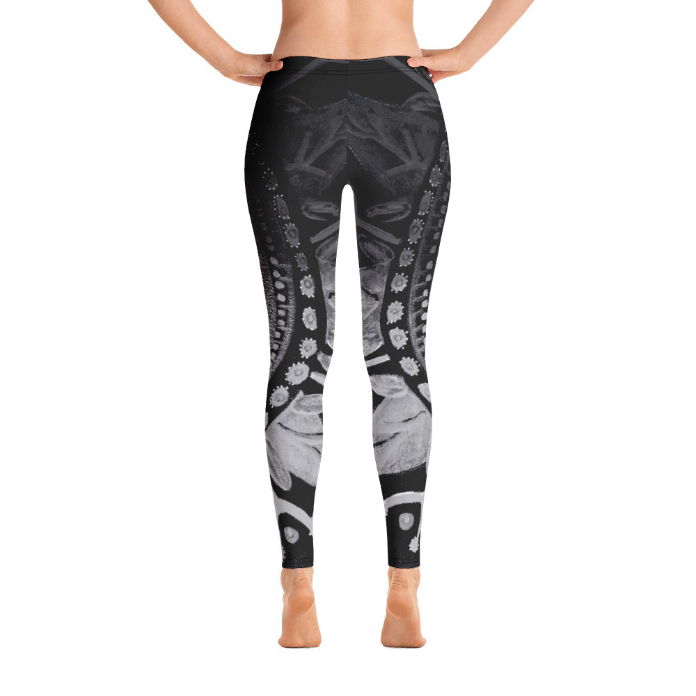 Mandala | Women's Fine Art Regular-Waist Leggings