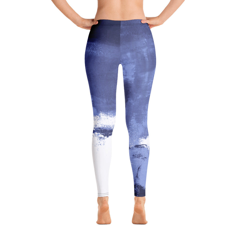Abstract Woman - Winter Edition | Women's Fine Art Regular-Waist Leggings