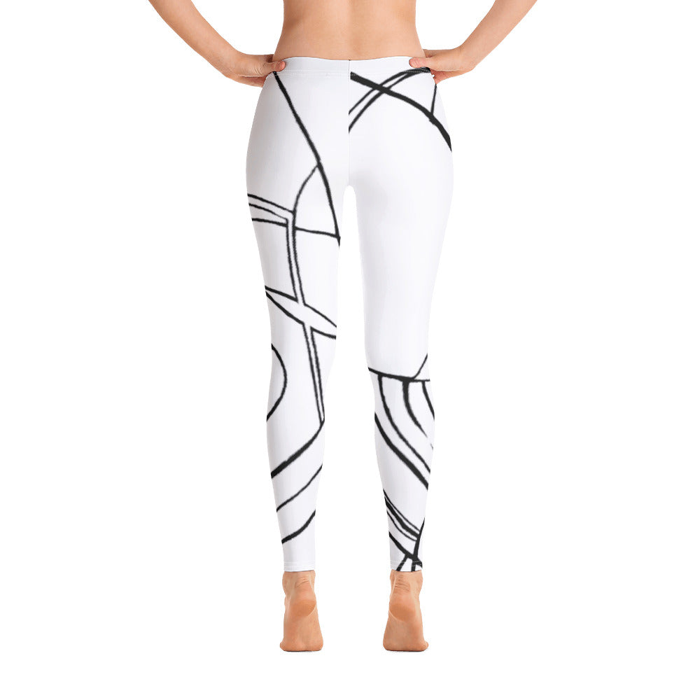 Nicole's Sketch | Women's Fine Art Regular-Waist Leggings