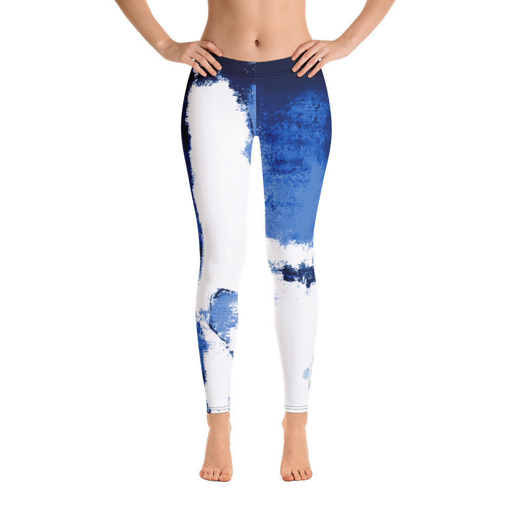 New College Abstract Woman | Women's Fine Art Regular-Waist Leggings