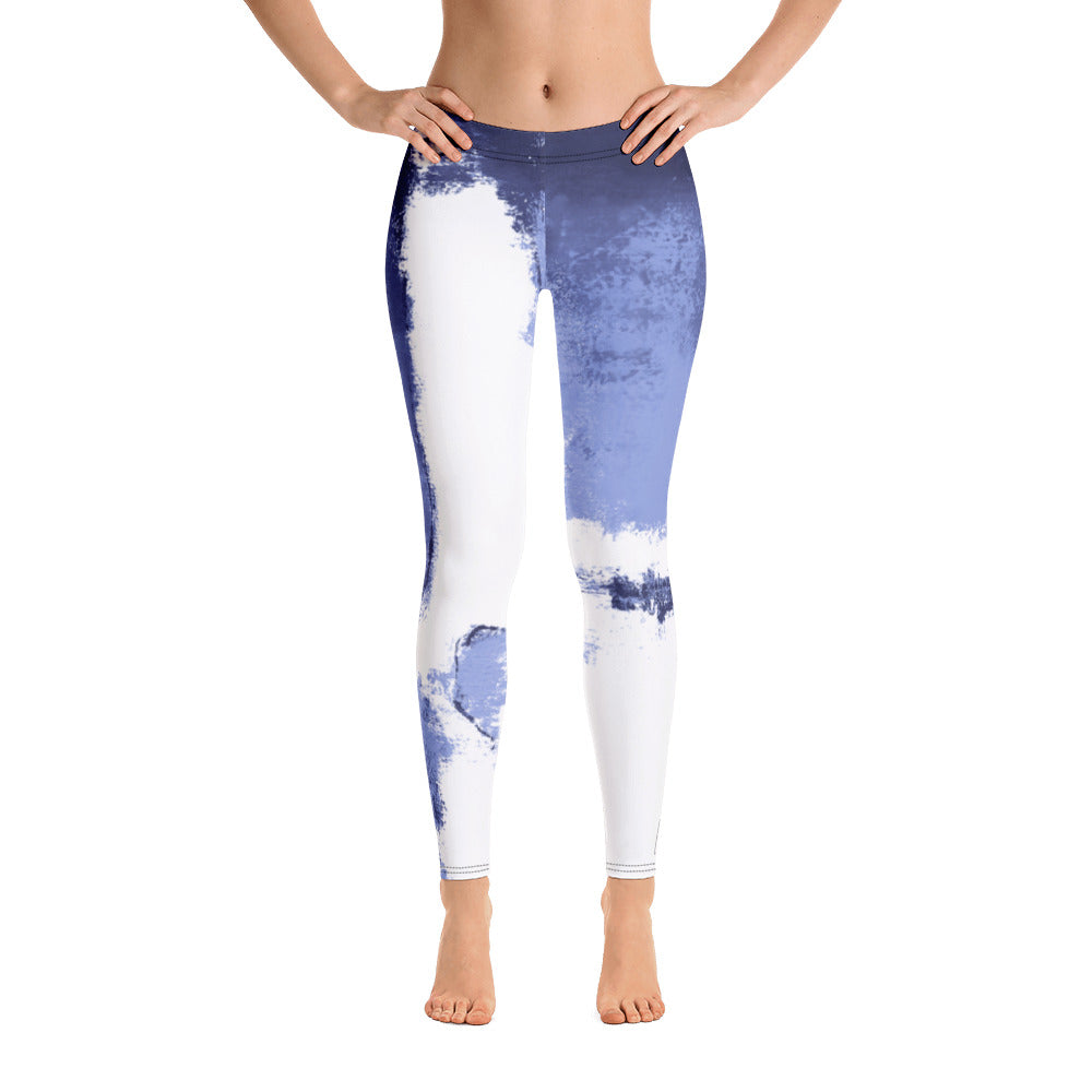 Abstract Woman - Winter Edition | Women's Fine Art Regular-Waist Leggings