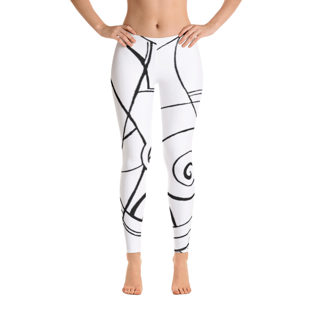 Nicole's Sketch | Women's Fine Art Regular-Waist Leggings