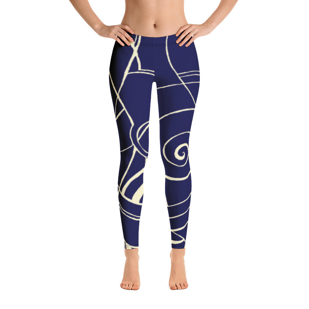 Nicole's Sketch | Women's Fine Art Regular-Waist Leggings