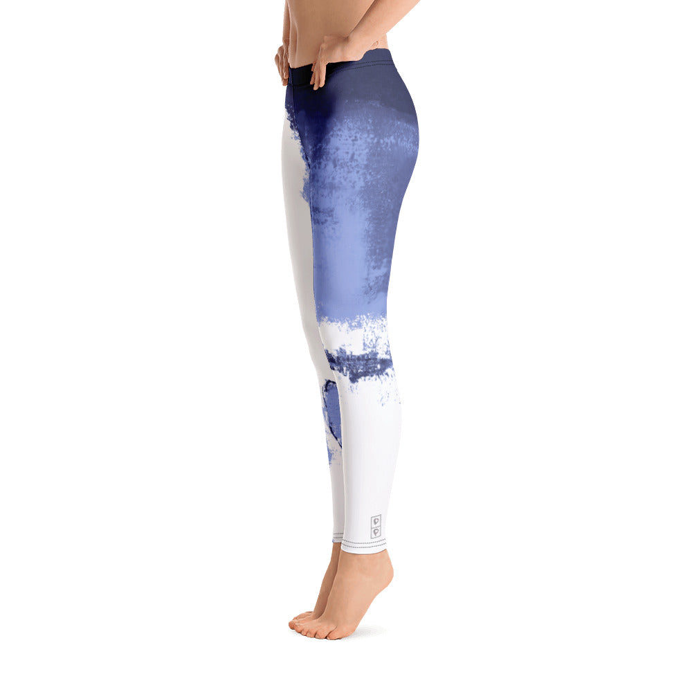 Abstract Woman - Winter Edition | Women's Fine Art Regular-Waist Leggings