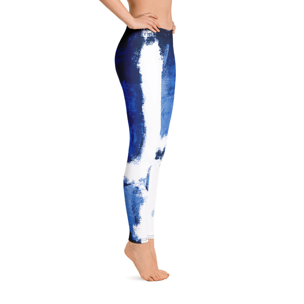 New College Abstract Woman | Women's Fine Art Regular-Waist Leggings