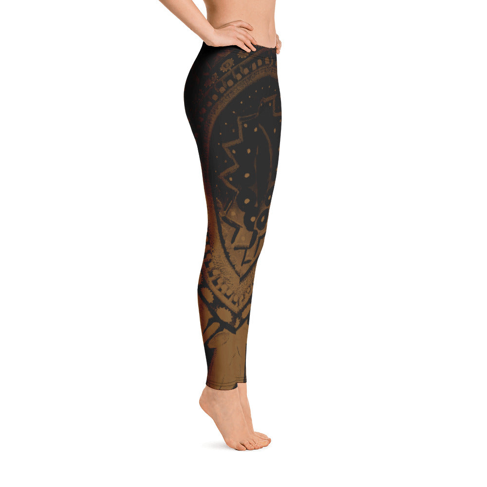 Mandala | Women's Fine Art Regular-Waist Leggings