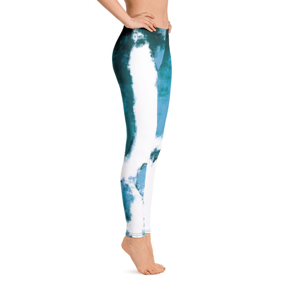 Abstract Woman - Winter Edition | Women's Fine Art Regular-Waist Leggings