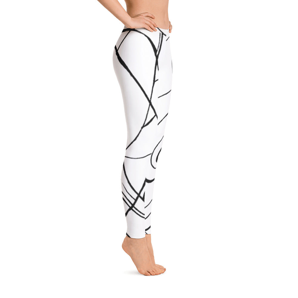 Nicole's Sketch | Women's Fine Art Regular-Waist Leggings