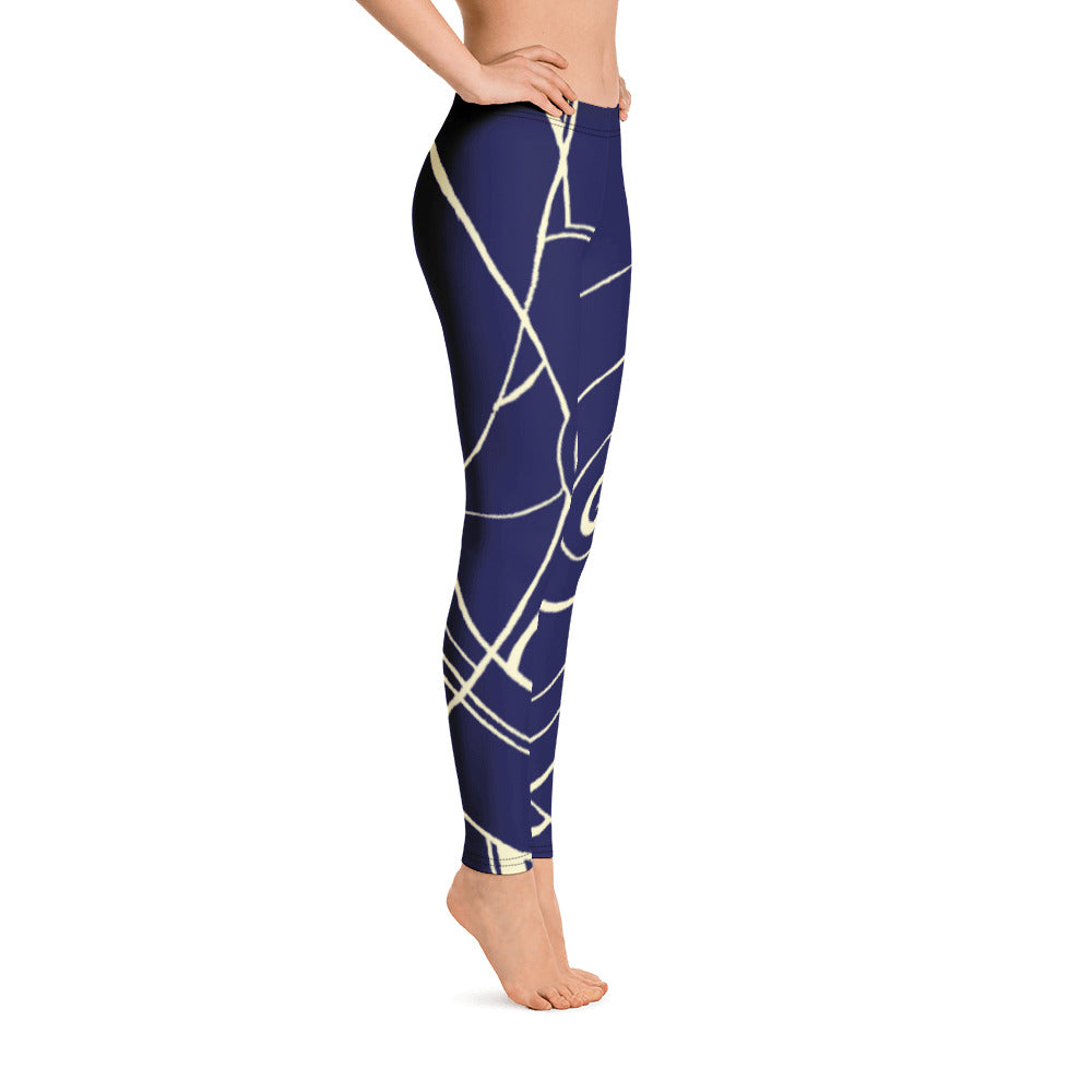 Nicole's Sketch | Women's Fine Art Regular-Waist Leggings