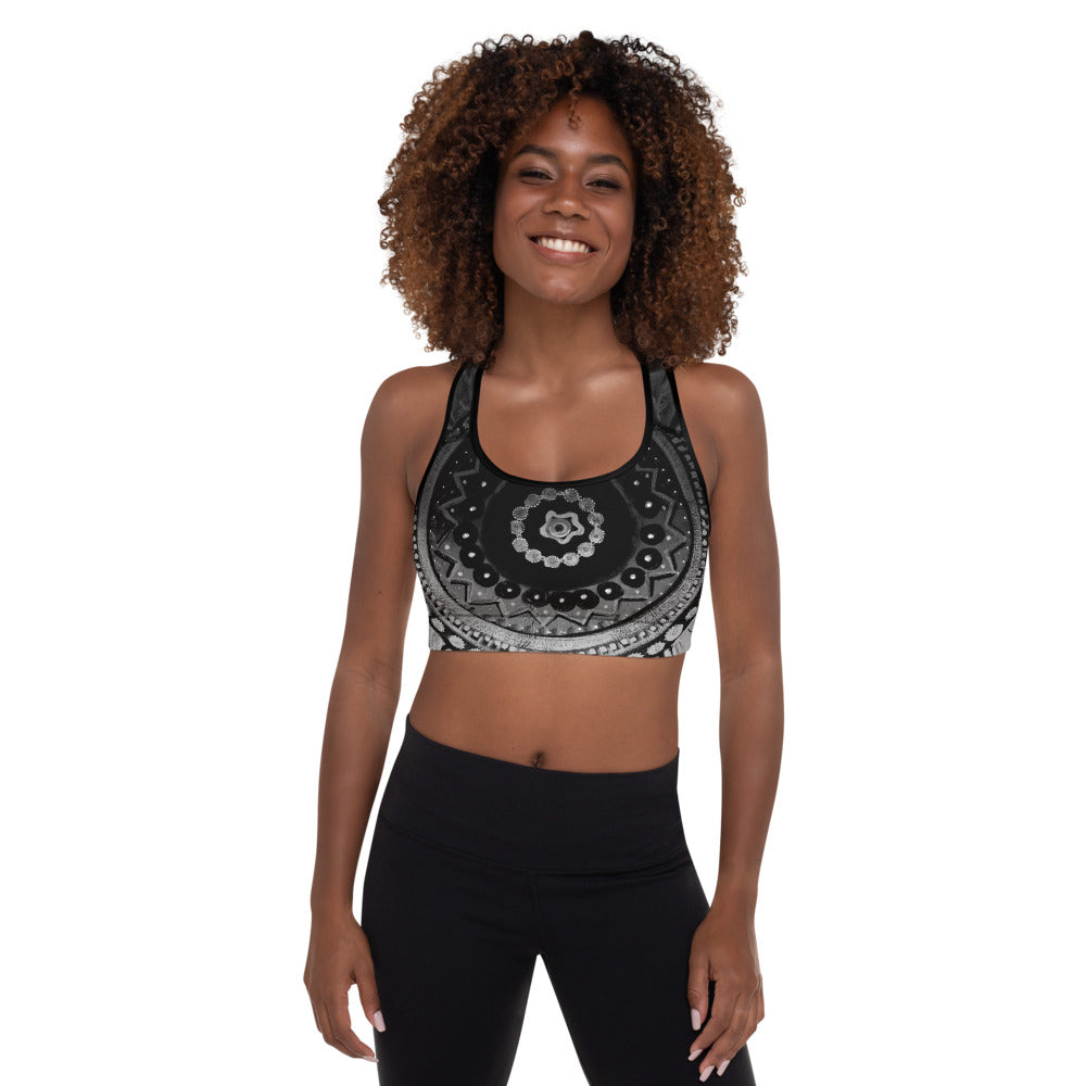 Mandala | Women's Fine Art Padded Sports Bra