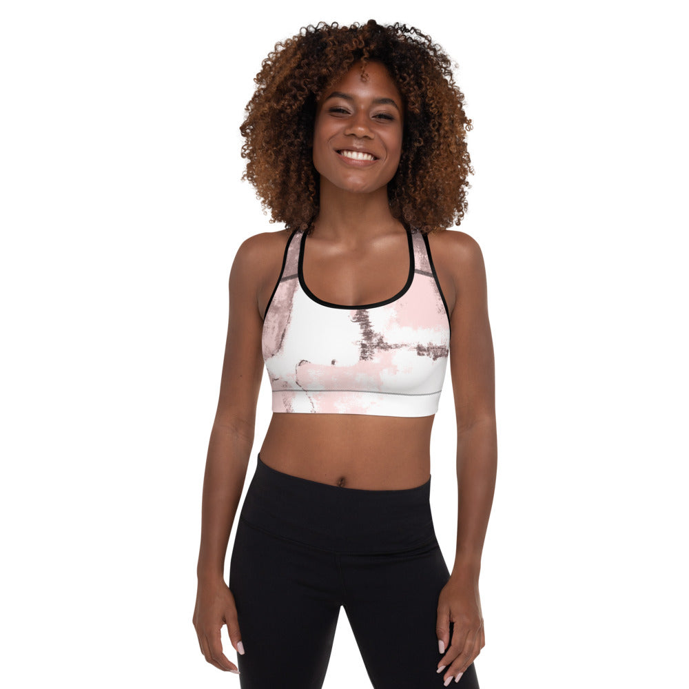 Abstract Woman | Women's Fine Art Padded Sports Bra