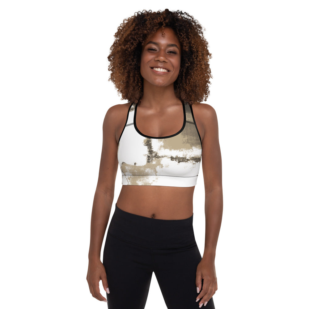 Abstract Woman | Women's Fine Art Padded Sports Bra