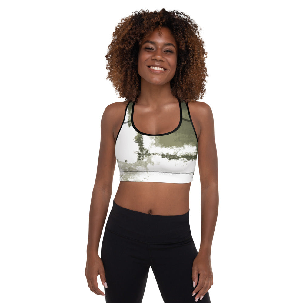Abstract Woman | Women's Fine Art Padded Sports Bra