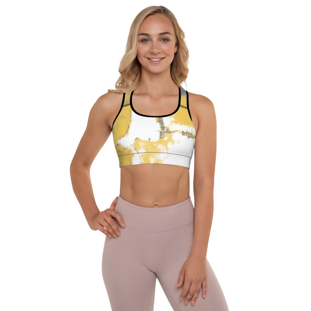 Abstract Woman | Women's Fine Art Padded Sports Bra