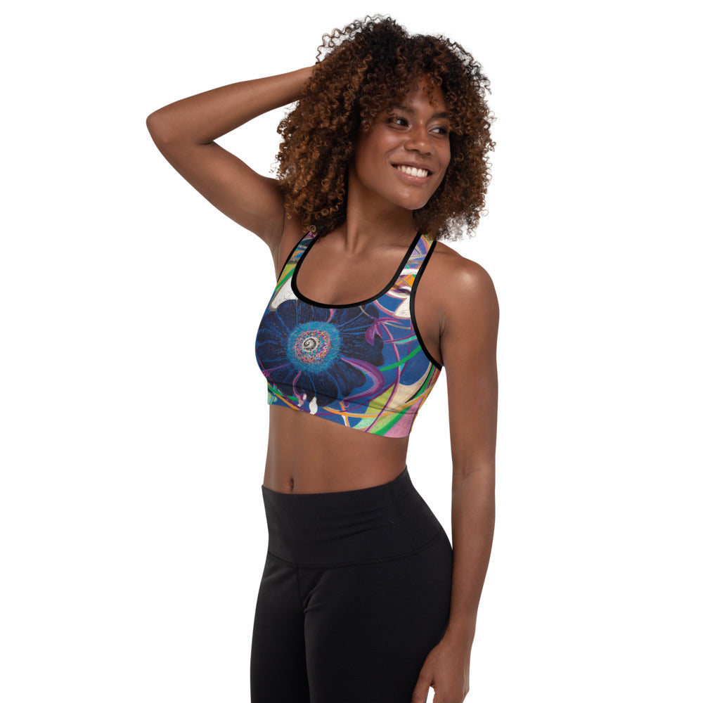 Nicole's Abstracts | Women's Fine Art Padded Sports Bra
