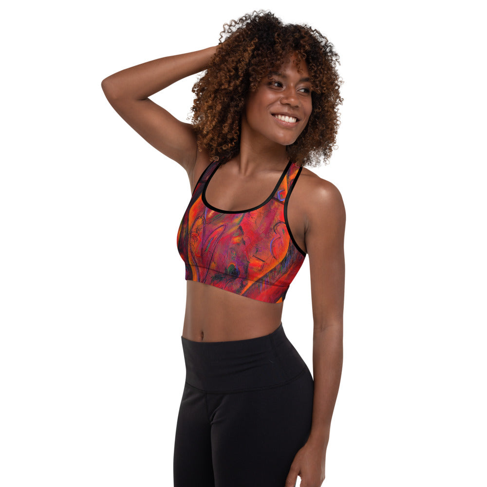 Hope You Dance | Women's Fine Art Padded Sports Bra