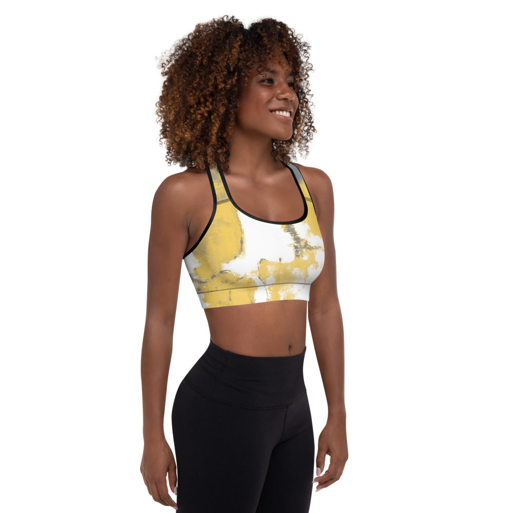 Abstract Woman | Women's Fine Art Padded Sports Bra