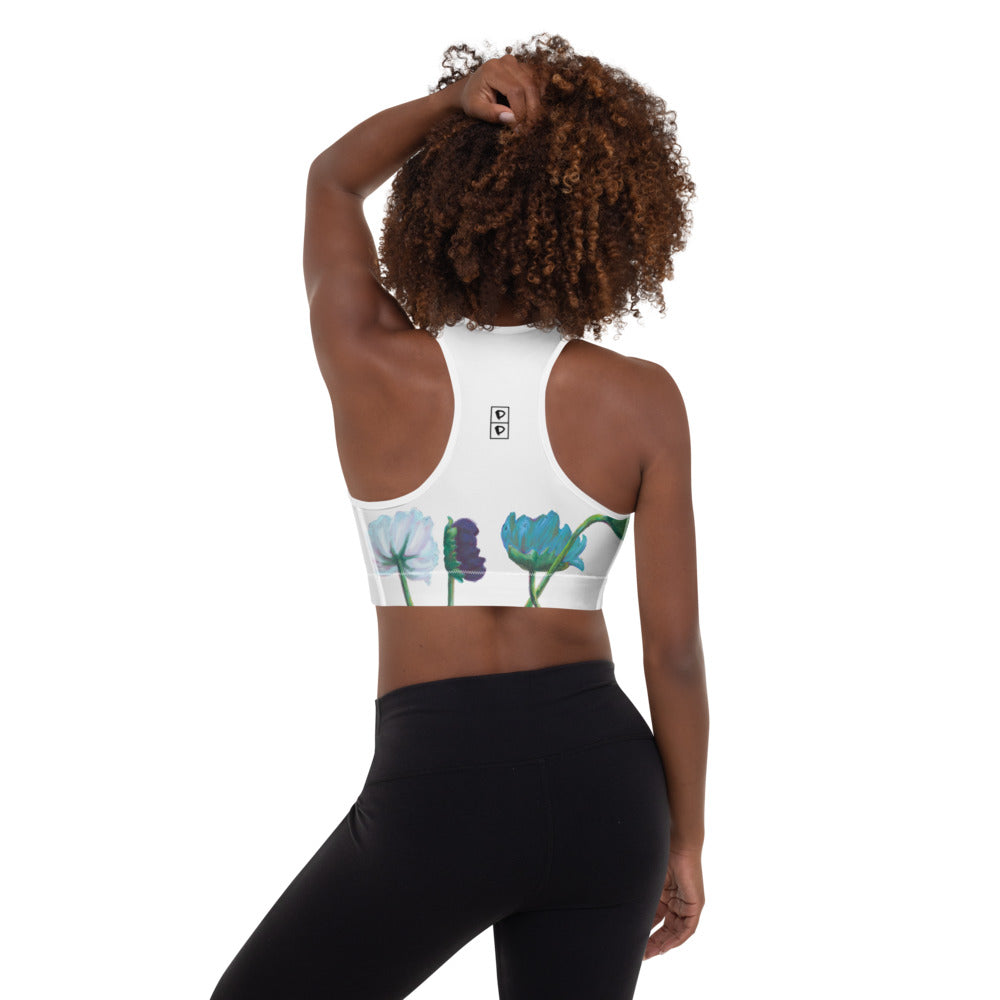 Flower Series | Women's Fine Art Padded Sports Bra