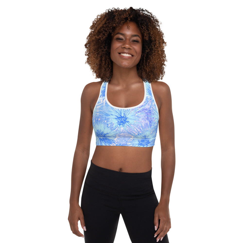 Splatter | Women's Fine Art Padded Sports Bra