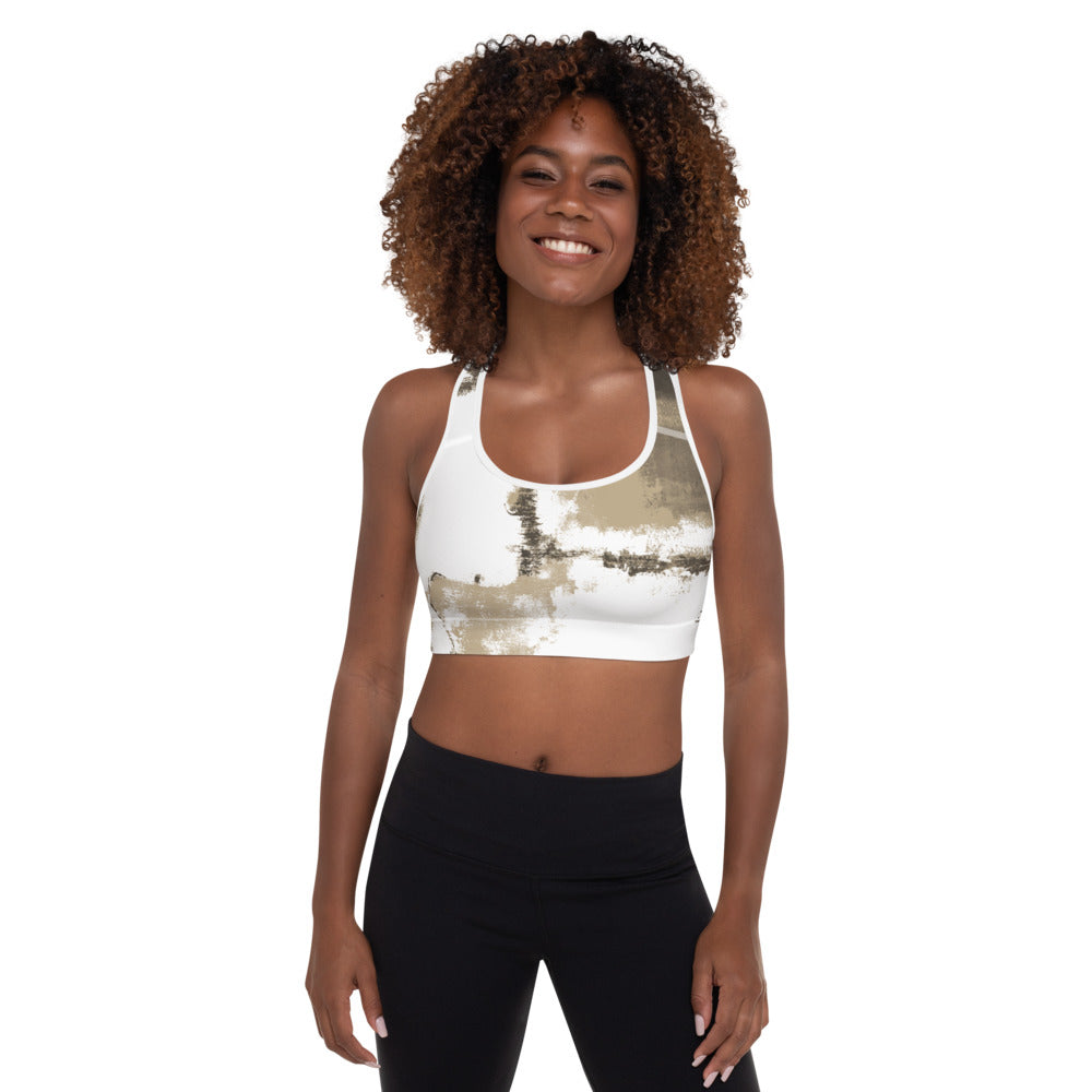 Abstract Woman | Women's Fine Art Padded Sports Bra