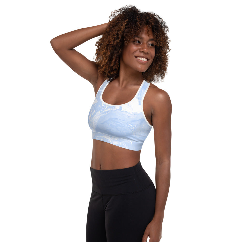 Fluid Pastel | Women's Fine Art Padded Sports Bra