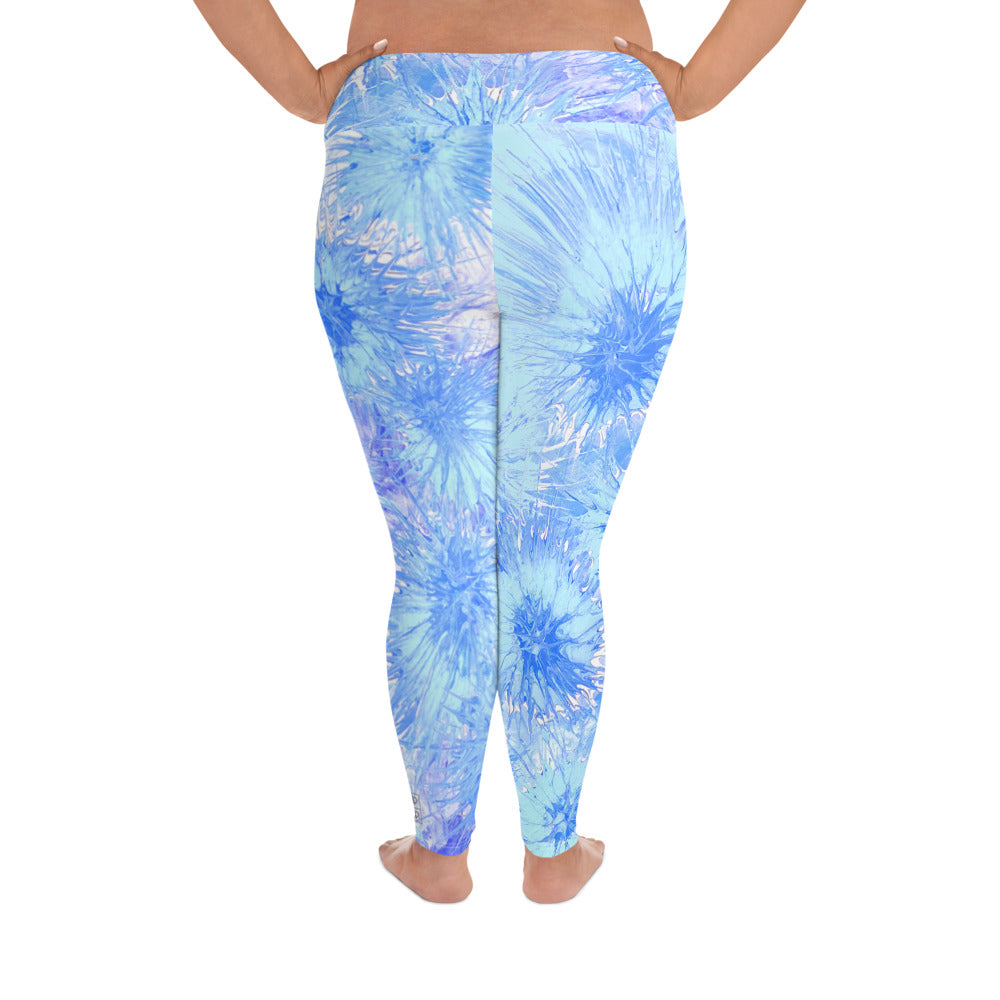 Splatter | Women's Fine Art High-Waist Leggings