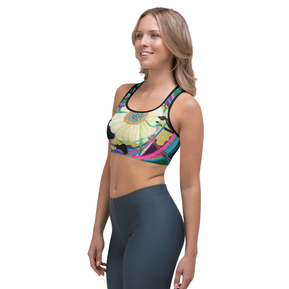 Nicole's Abstracts | Women's Fine Art Sports Bra