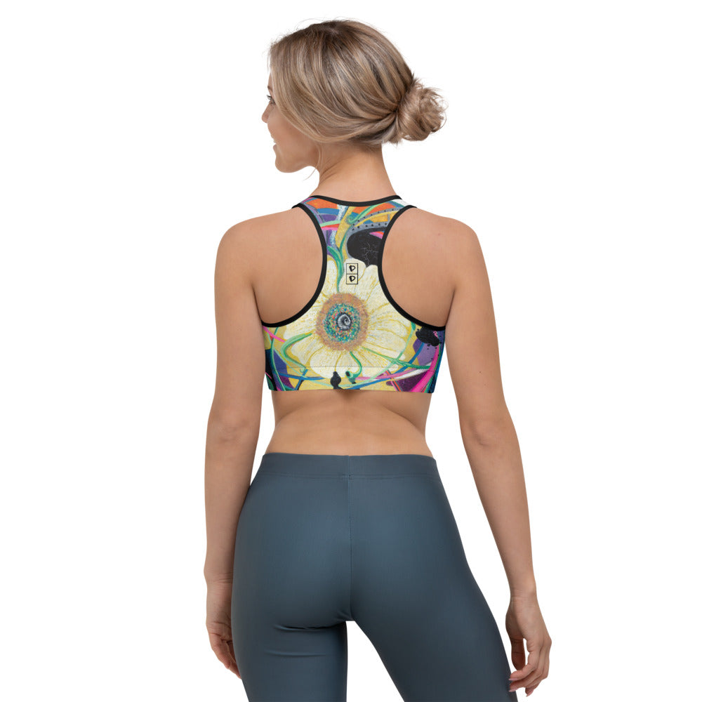 Nicole's Abstracts | Women's Fine Art Sports Bra
