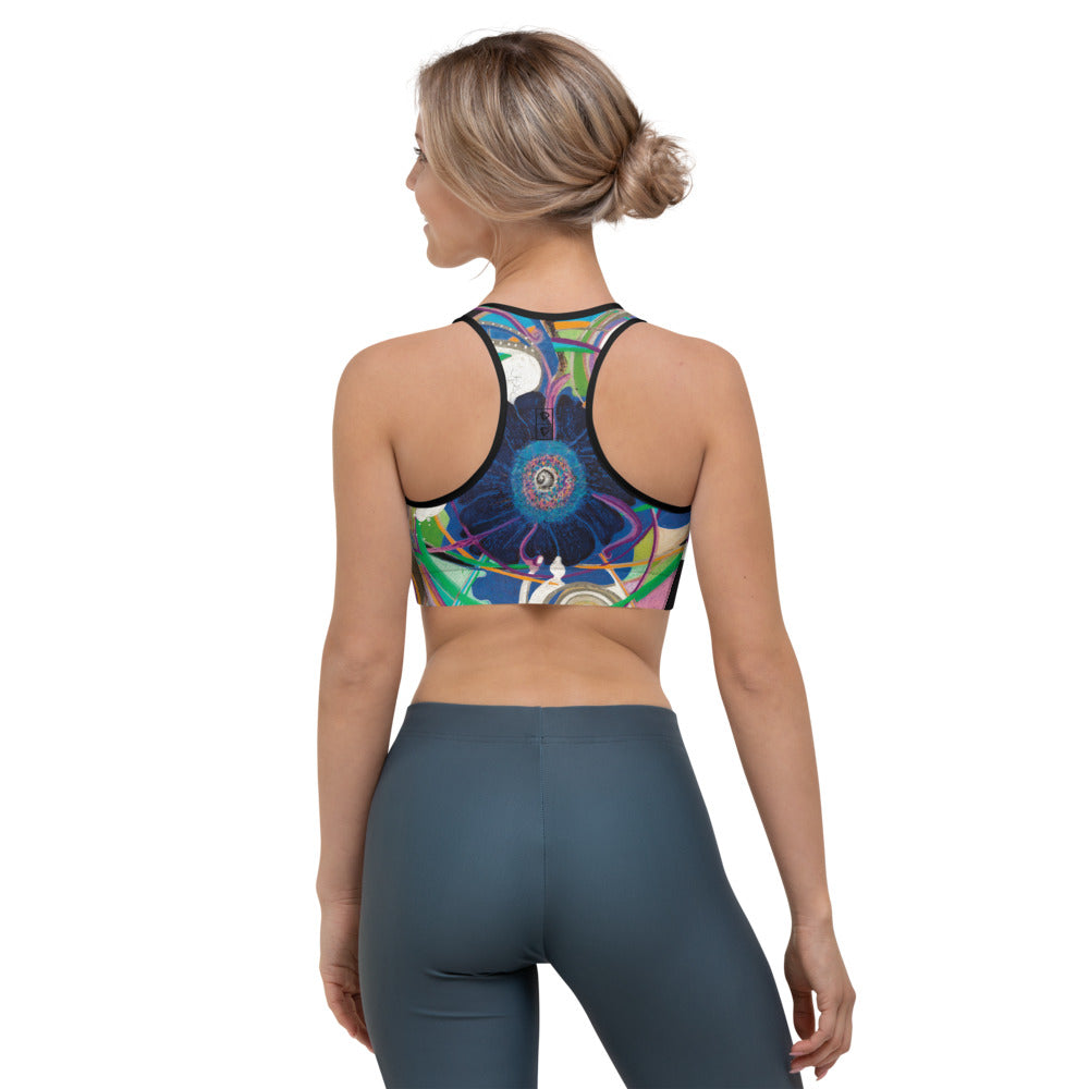 Nicole's Abstracts | Women's Fine Art Sports Bra