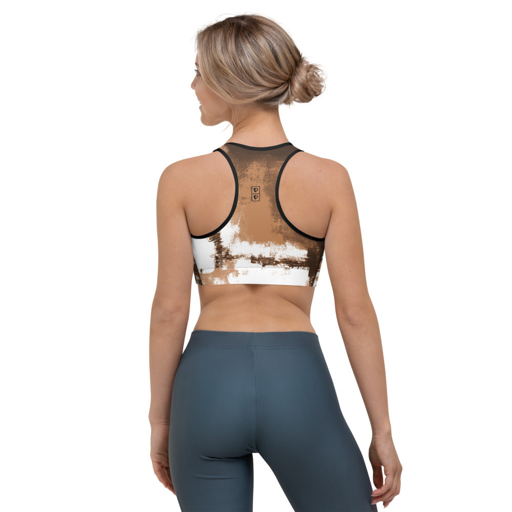 Abstract Woman | Women's Fine Art Sports Bra