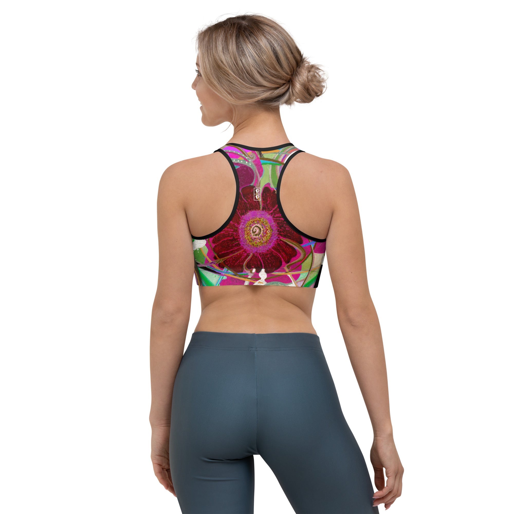 Nicole's Abstract III | Women's Fine Art Sports Bra
