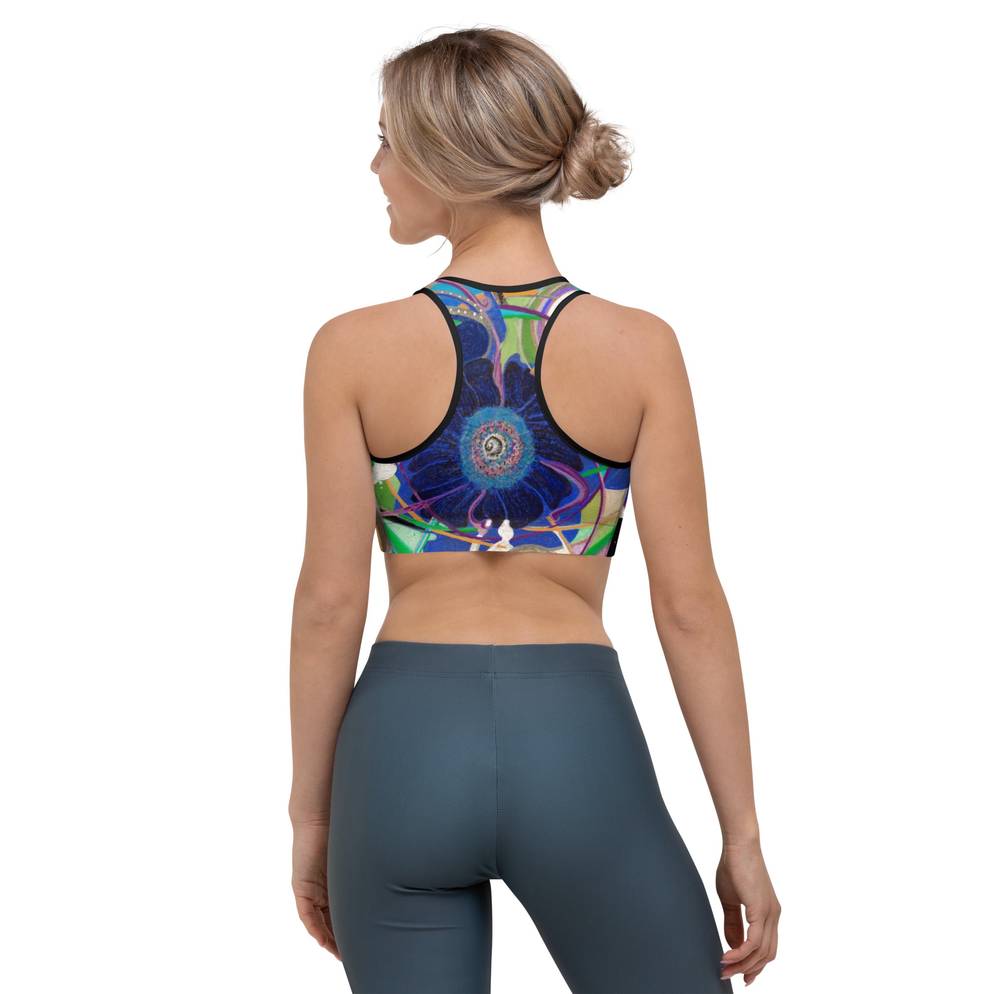 Nicole's Abstract III | Women's Fine Art Sports Bra