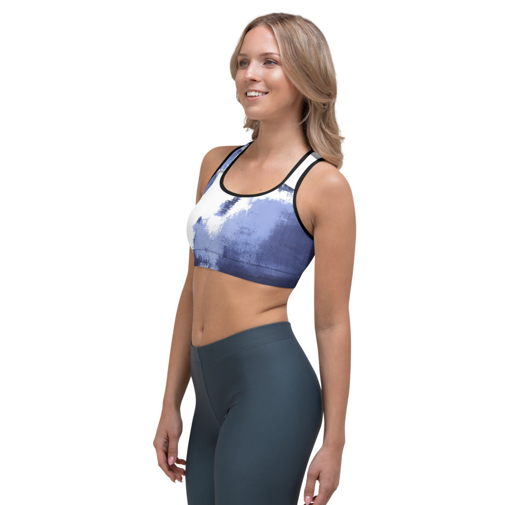 Abstract Woman - Winter Edition | Women's Fine Art Sports Bra