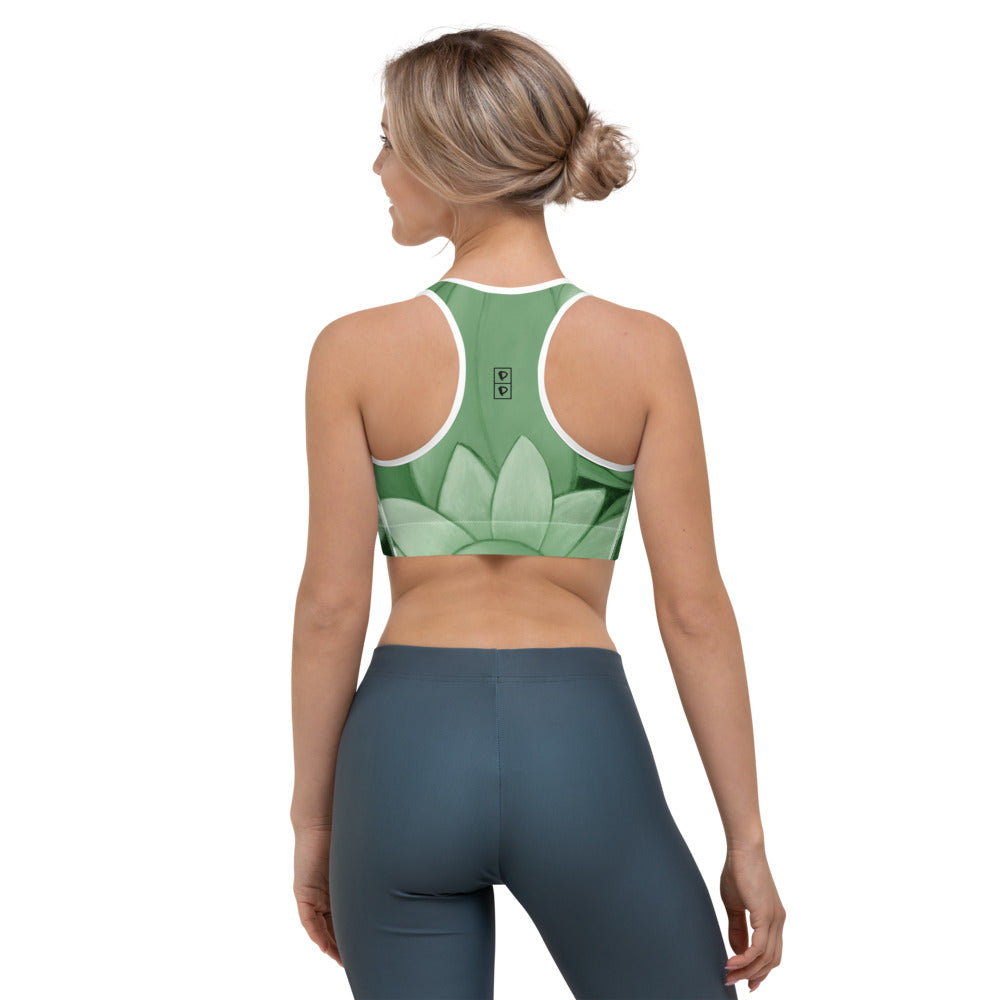 Flower Abstract | Women's Fine Art Sports Bra