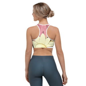 Flower Abstract | Women's Fine Art Sports Bra