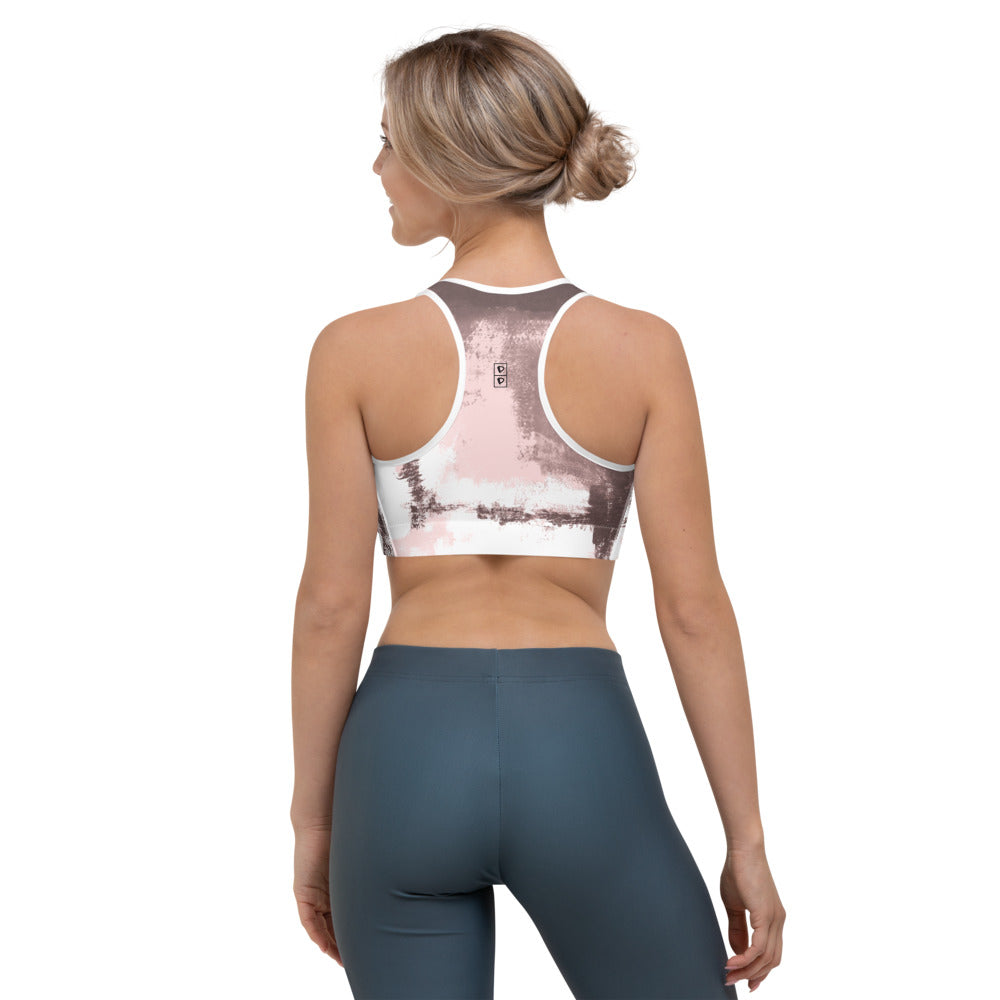 Abstract Woman | Women's Fine Art Sports Bra