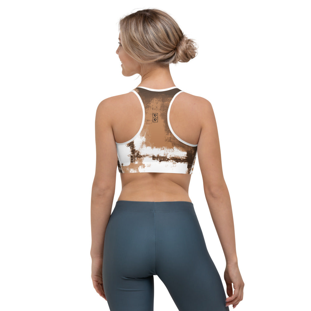 Abstract Woman | Women's Fine Art Sports Bra