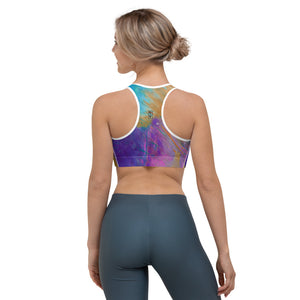 "Heart of Color Raw Sienna" Sports Bra - Spring Edition