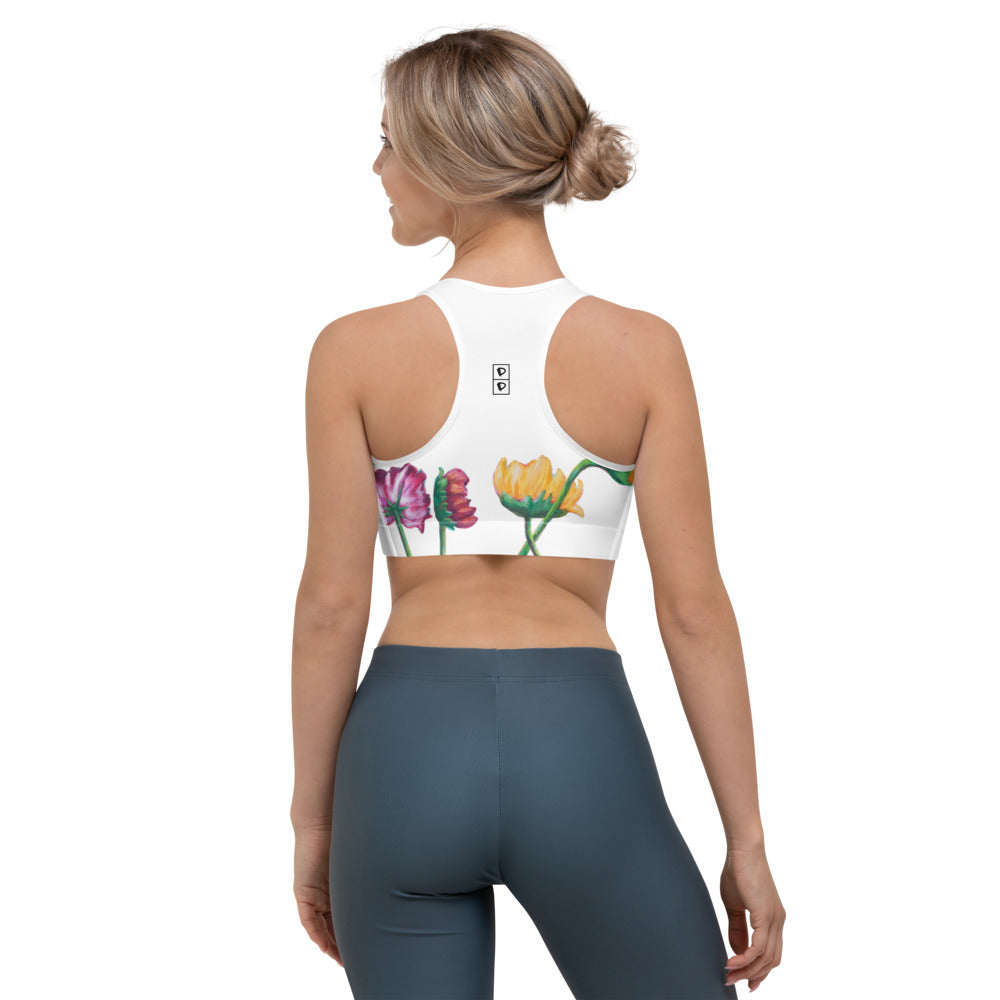 Flower Series | Women's Fine Art Sports Bra